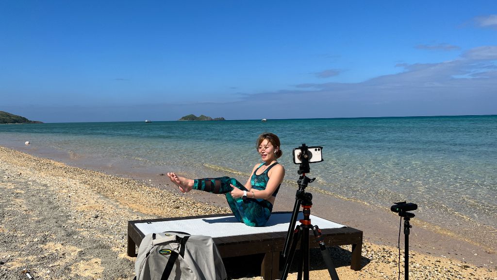 オンラインヨガ配信